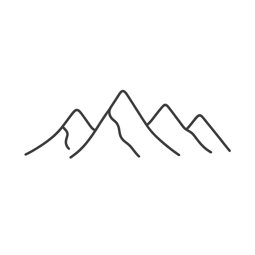 Mountain silhouette